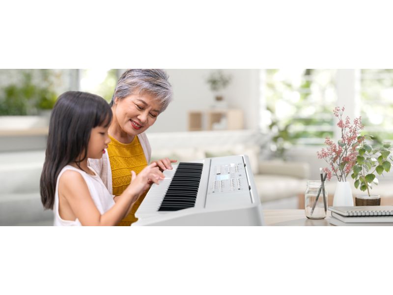 Yamaha Keyboard EZ-310 Portables Einsteiger-Keyboard mit 61 Keys
