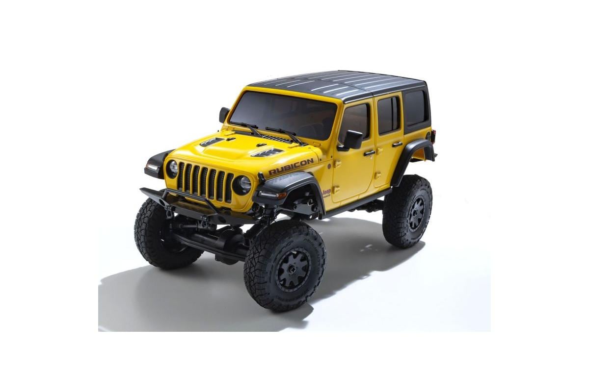 Scale Crawler Mini-Z Jeep Wrangler Rubicon, Gelb 1:24, ARTR<br>MINI-Z 4×4 Series Readyset Jeep Wrangler Unlimited Rubicon Hellayella