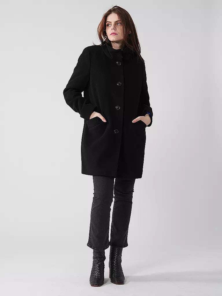 FUCHS & SCHMITT Wollmantel  schwarz