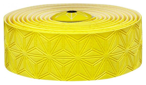 Ruban de Cintre Supacaz Super Stiky Kush Jaune avec Bouchons Jaune