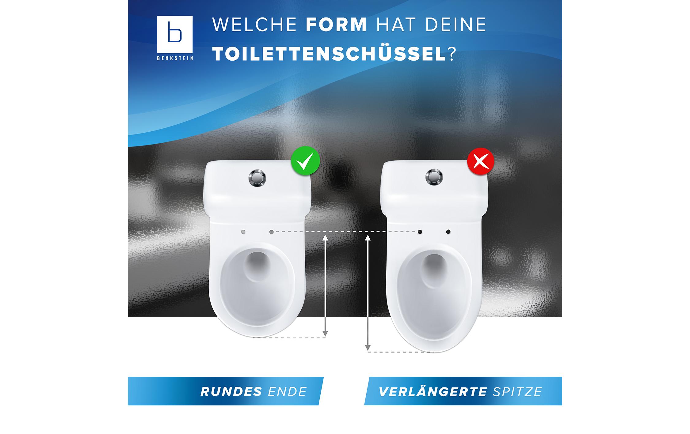 Toilettensitz D-FormWC-Sitz