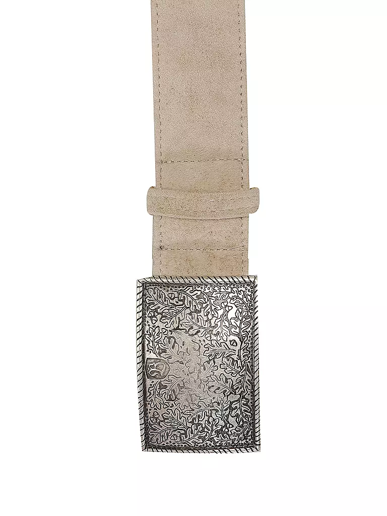 BECKERT Ledergürtel  creme