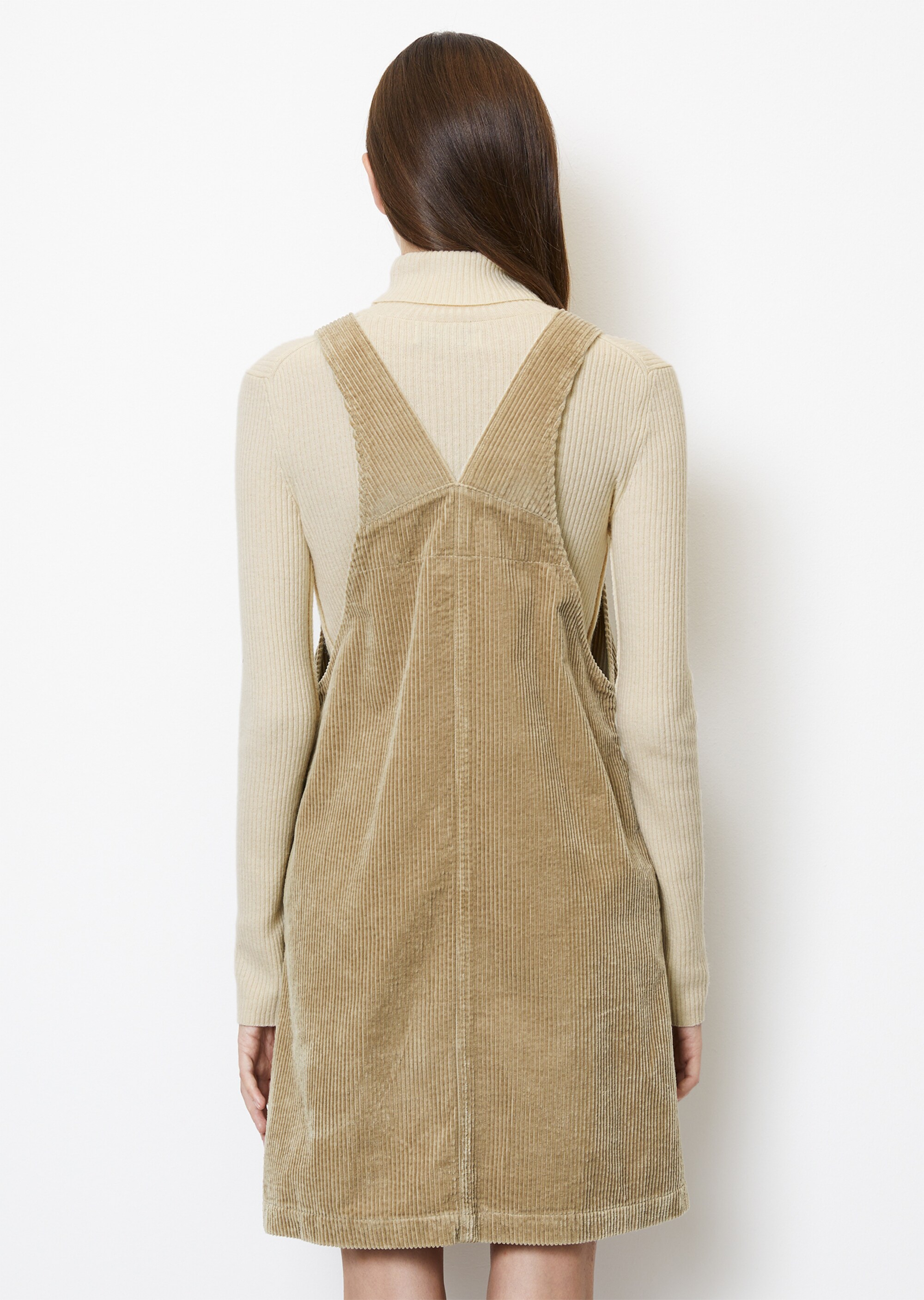 Cord-Latzkleid regularaus Organic Cotton