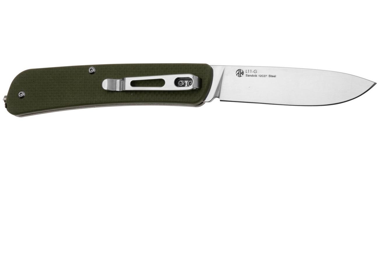 Ruike L11-G 12C27, Green G10, zakmes