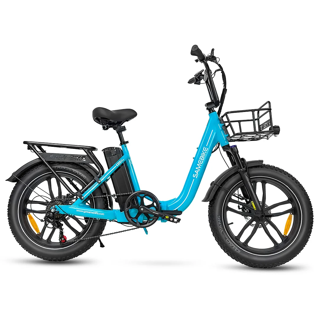 SAMEBIKE C05 Pro 36V 13Ah Akku 500W Motor Step-Through faltbares Fat Tire E-Bike