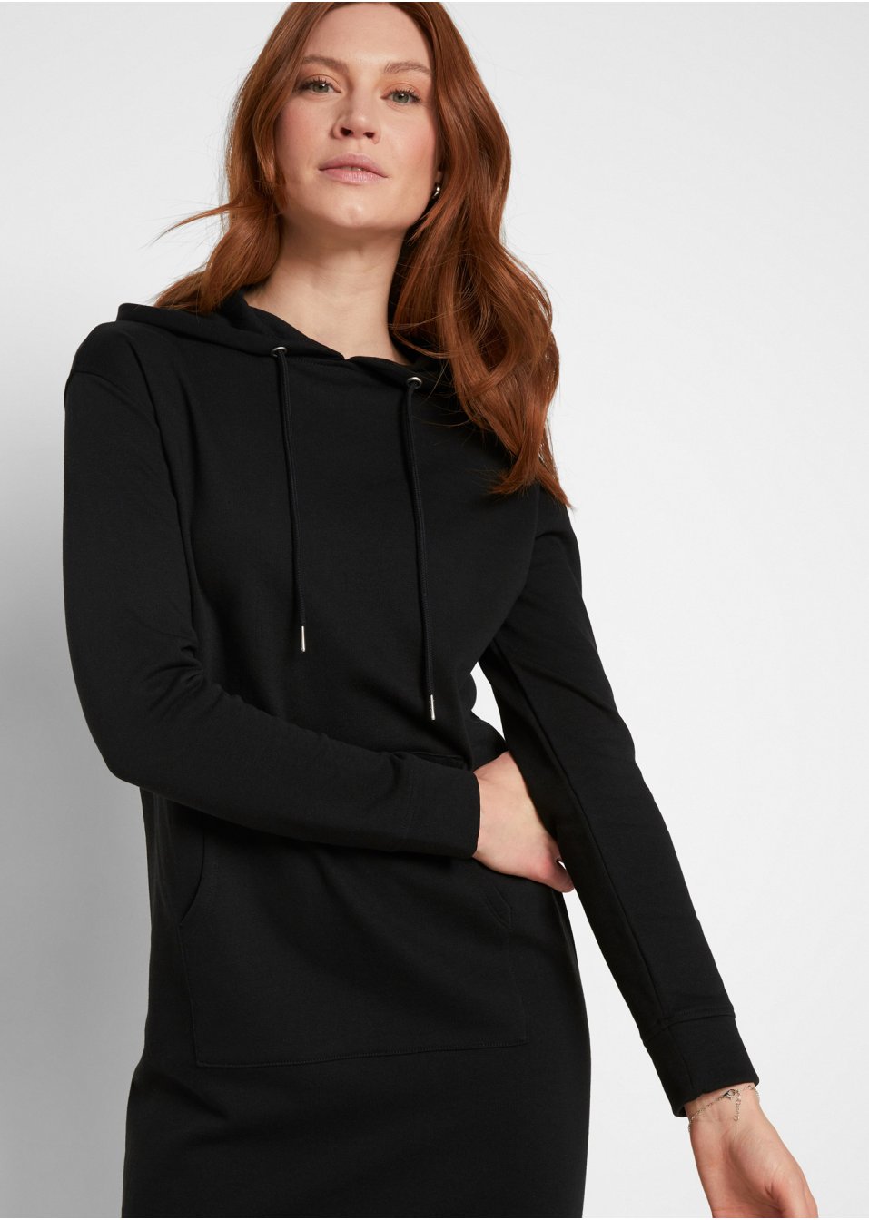 Robe sweat à capuche
