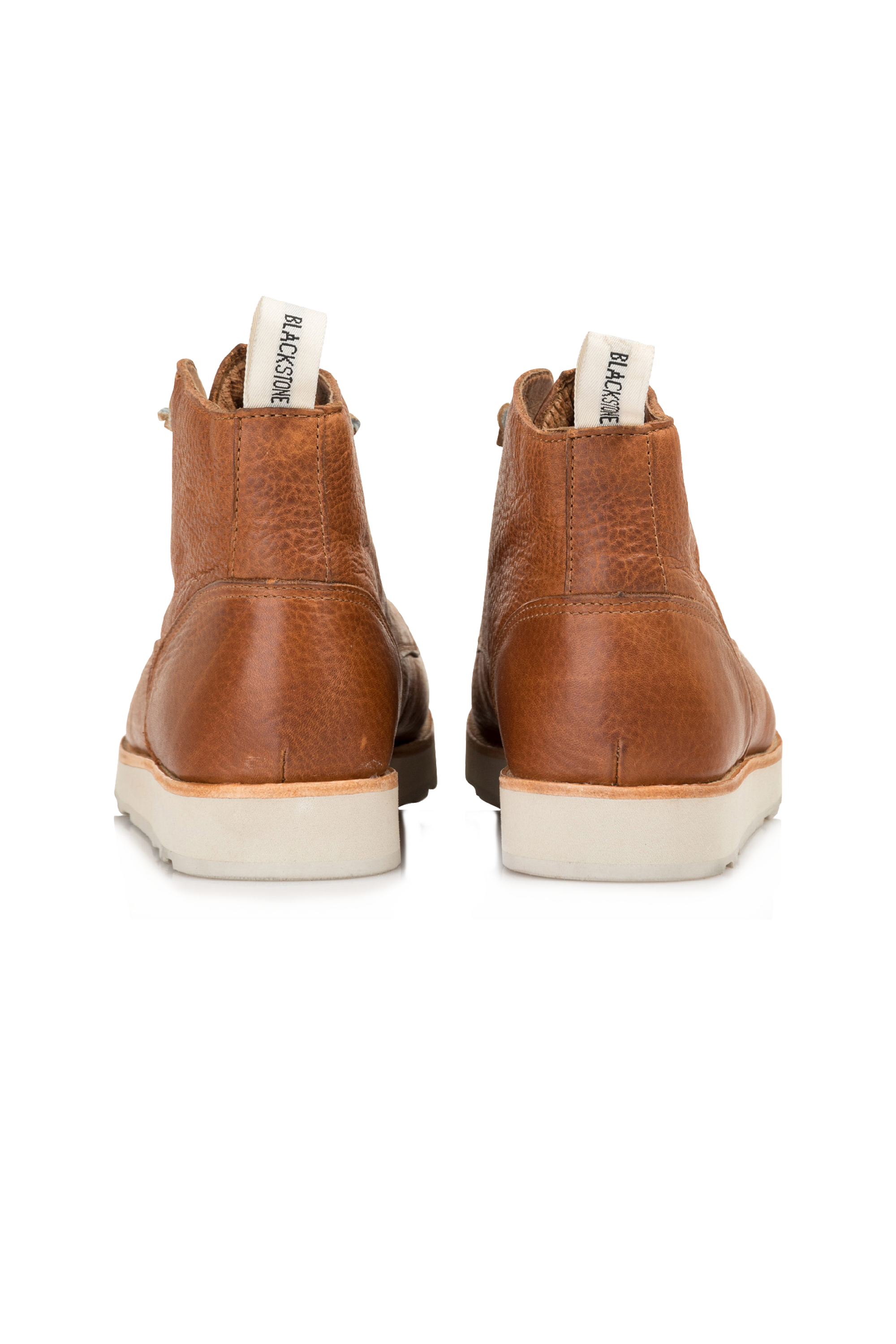 BLACKSTONE Boots en cuir grainé Marron