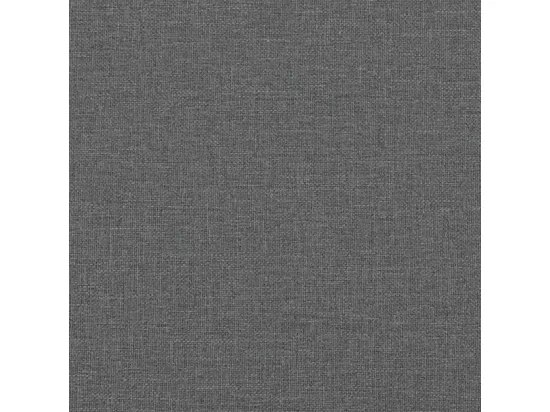 Fauteuil inclinable massant et repose-pieds gris foncé tissu