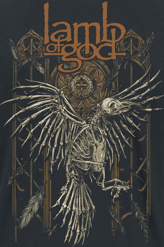 Crow | Lamb Of God T-Shirt Manches courtes