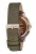Nixon The Kensington Leather Rose Gold / Green A1082283