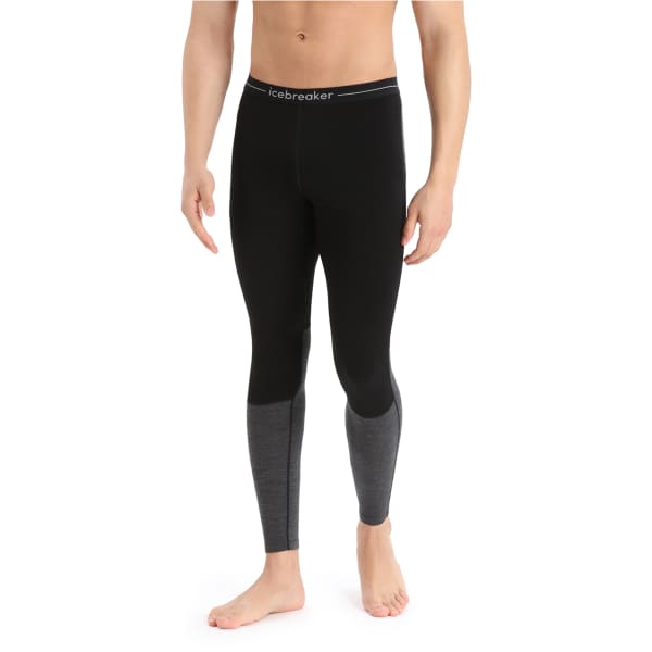 Collant thermique ICEBREAKER M ZONEKNIT 200 LEGGINGS BLK/JET HTHR/CB