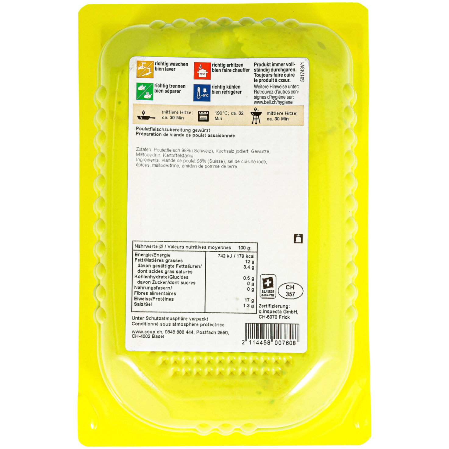 Bell Pouletschenkel gewürzt ca. 450g
