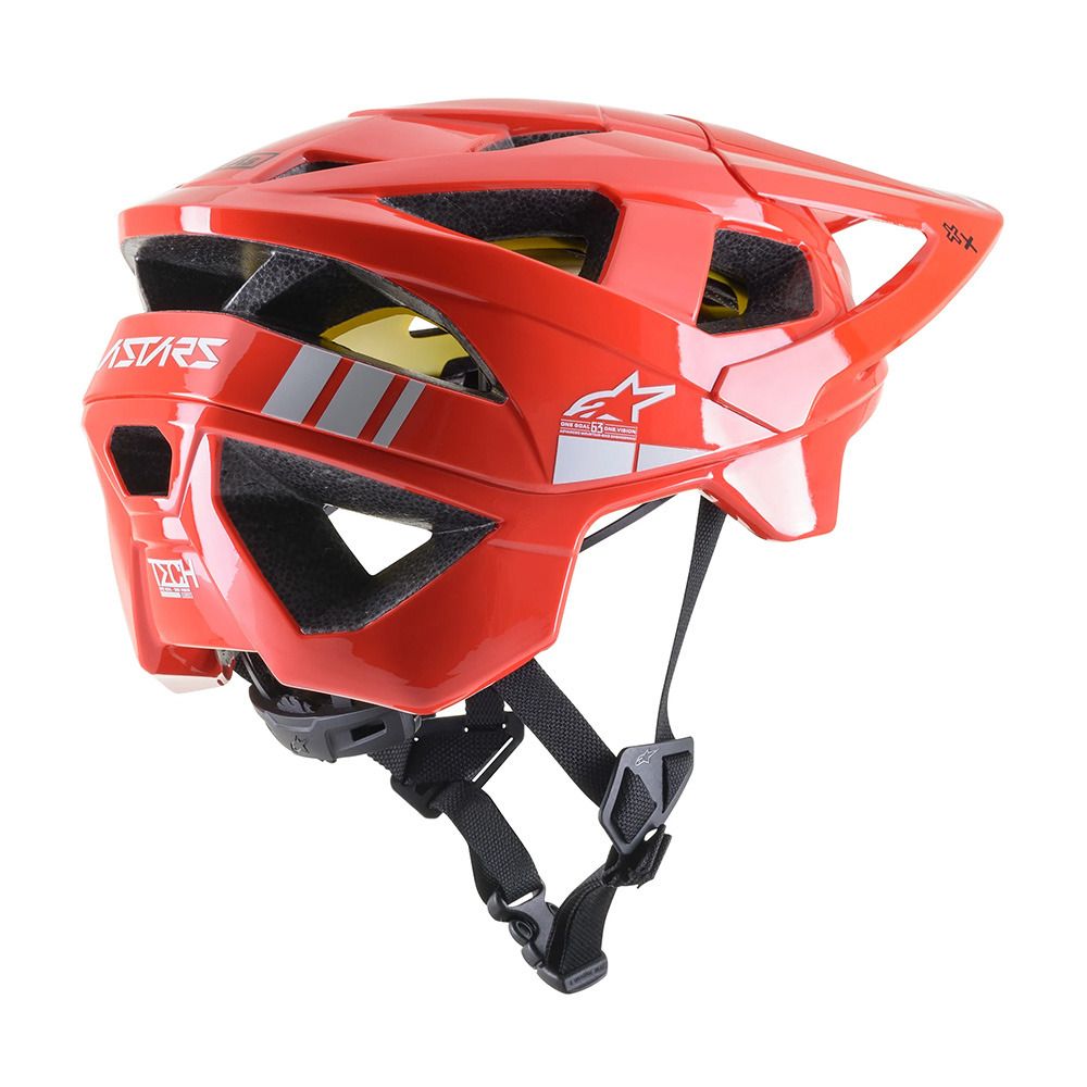 Alpinestars VECTOR TECH A2 - Casque VTT rouge/gris clair glossy