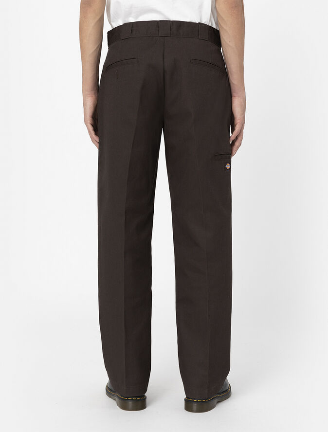 Dickies DOUBLE KNEE REC DARK BROWN Dark brown