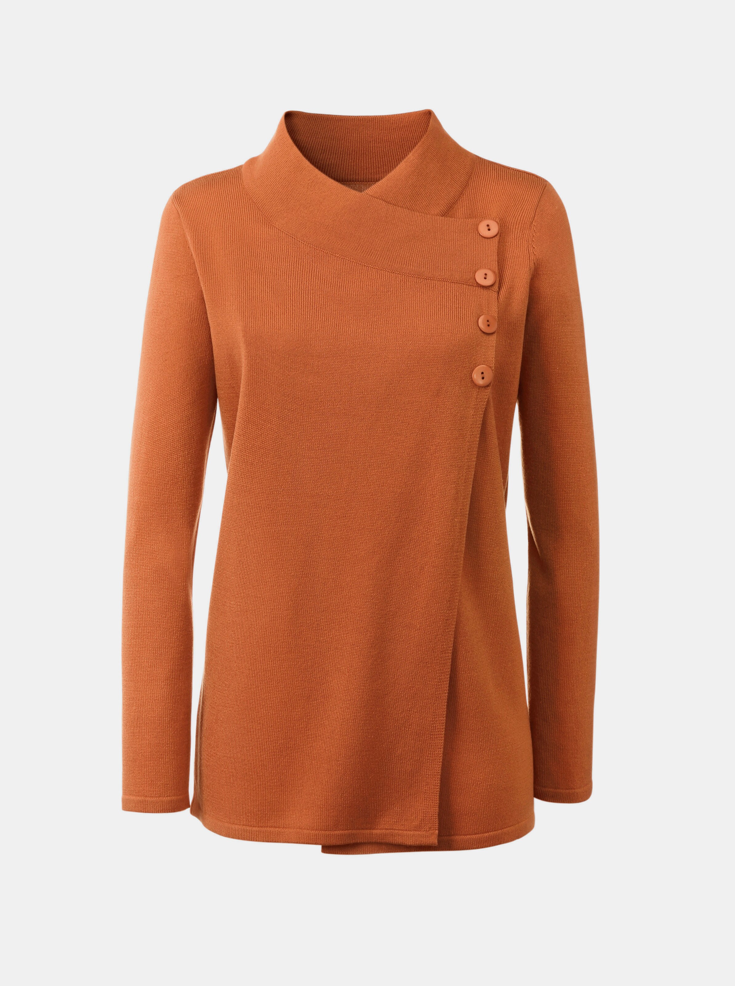 Stehkragenpullover
