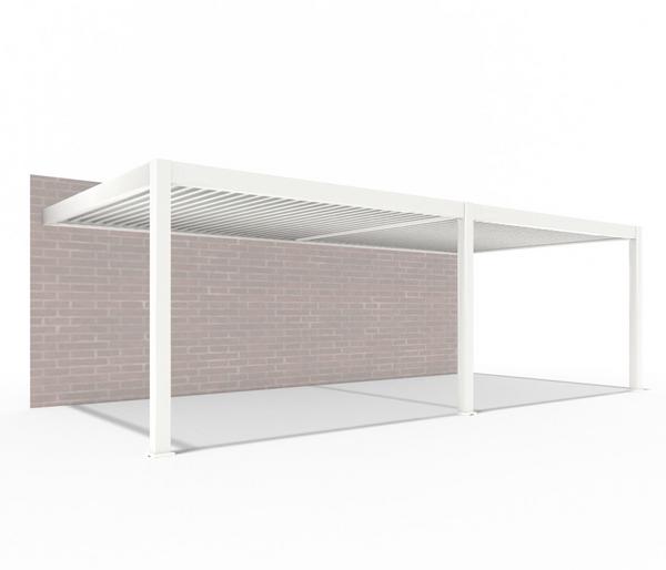 Weide Wand-Pergola LED E-Deluxe Plus 4x8, ca.