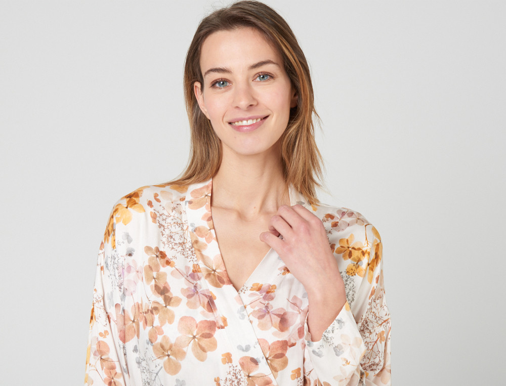 Kimono femme-Douces graminées