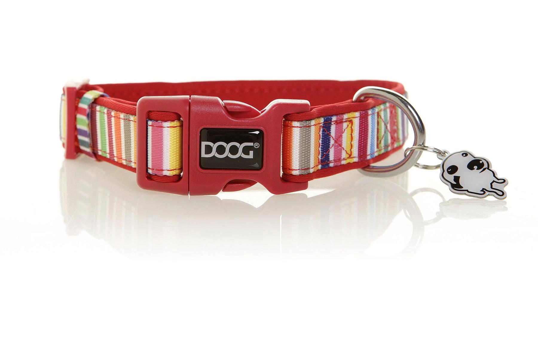 Halsband Scooby XS Multicolor gestreiftLeichtes Hundehalsband aus Neopren