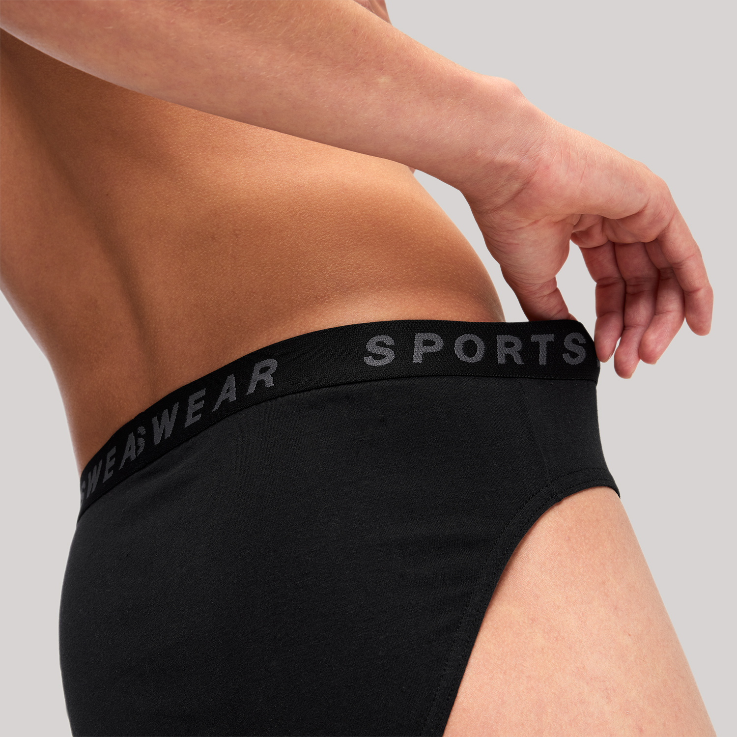 Sportswear Heren slip Stretch  2-Pack Zwart kopen? Goed en goedkoop