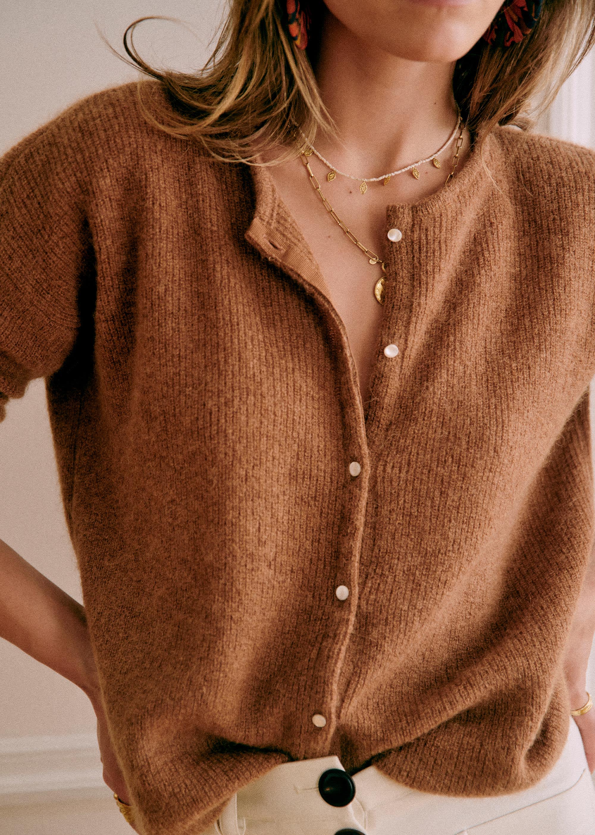 Gilet Gaspard - Camel - E-SHOP/MAILLE 5905417