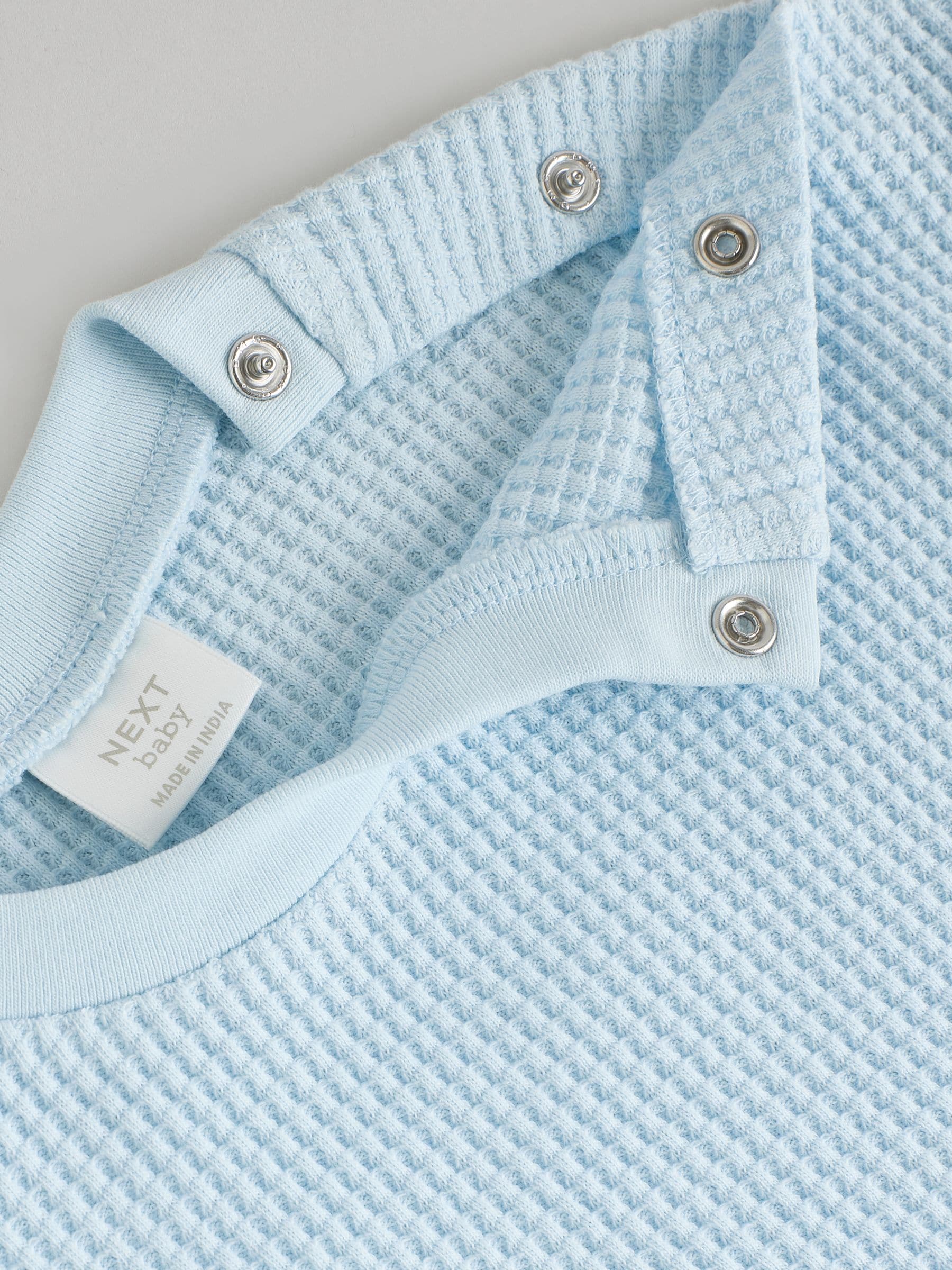 Blauw - 100% Cotton Top and Joggers Baby 2 Piece Set (0mths-2yrs)