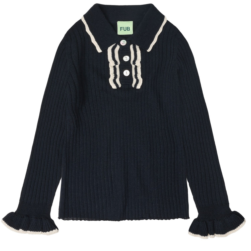 Køb FUB Dark Navy Flæse Polo