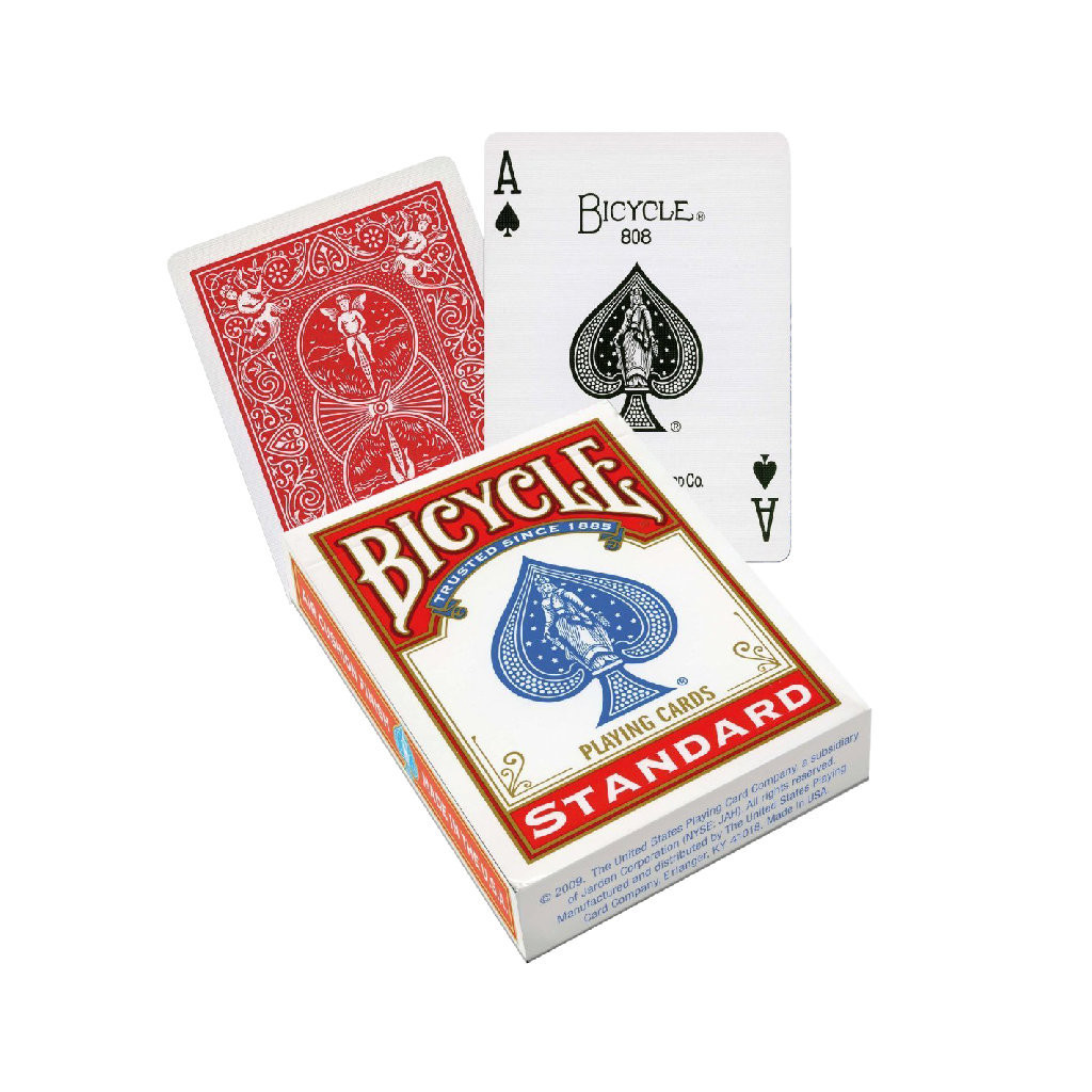 Cartes Bicycle "Rider Back" Standard - Dos Rouge