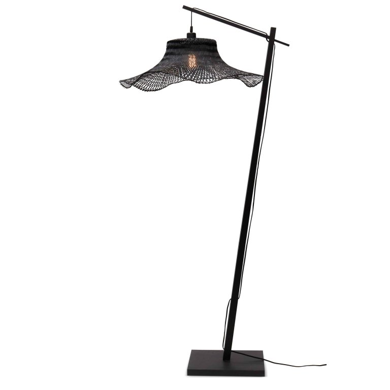Good&Mojo Ibiza vloerlamp large zwart