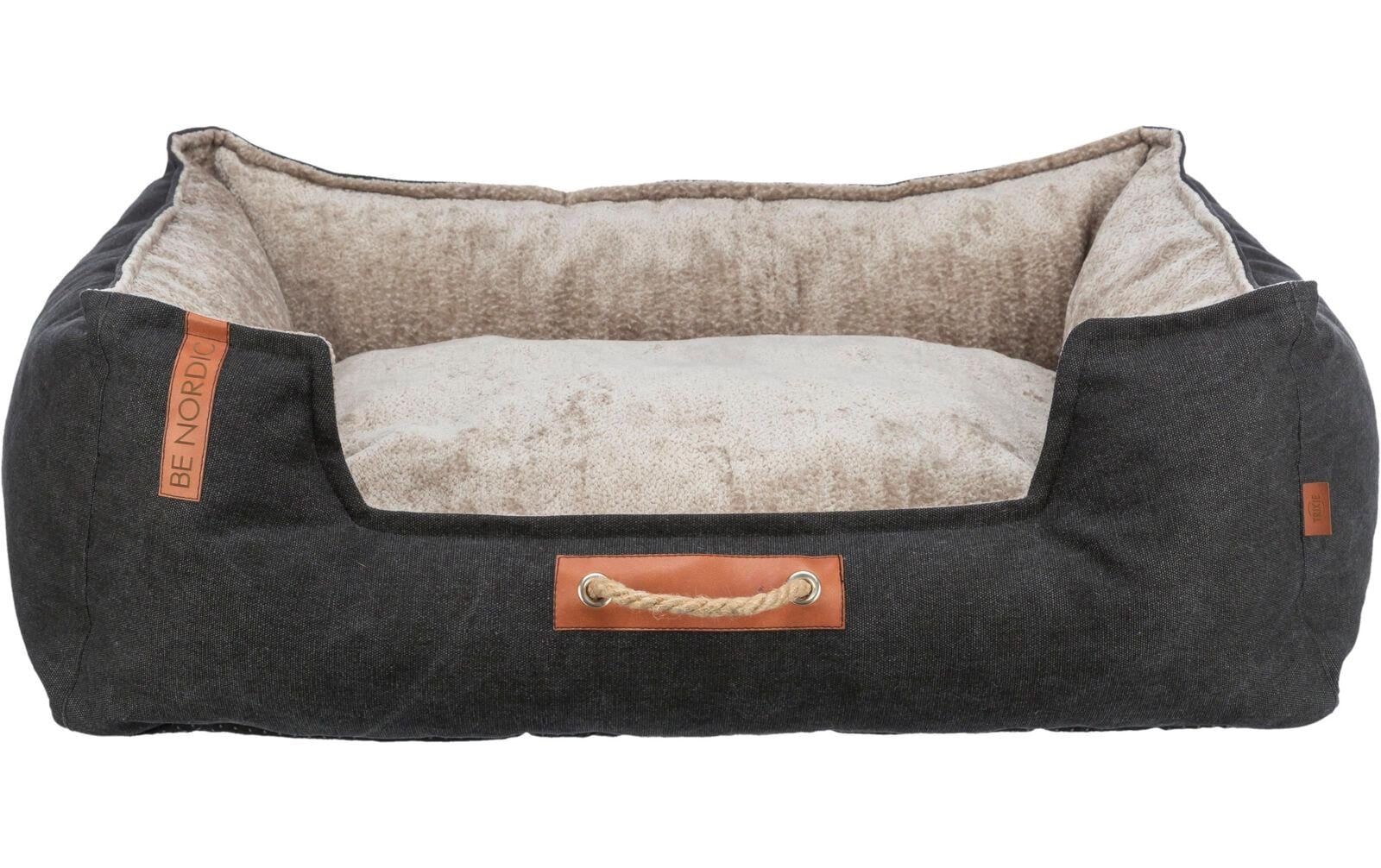 TRIXIE Tierbett »BE NORDIC Föhr, 100 × 80 cm, Schwarz/Sand«