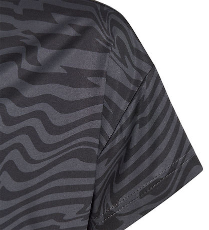 adidas Performance T-Shirt - JG TI AOP - Schwarz