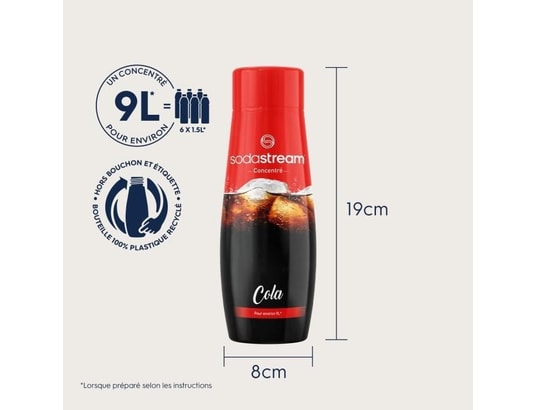 SODASTREAM - Lot de 6 concentrés cola - 440ml