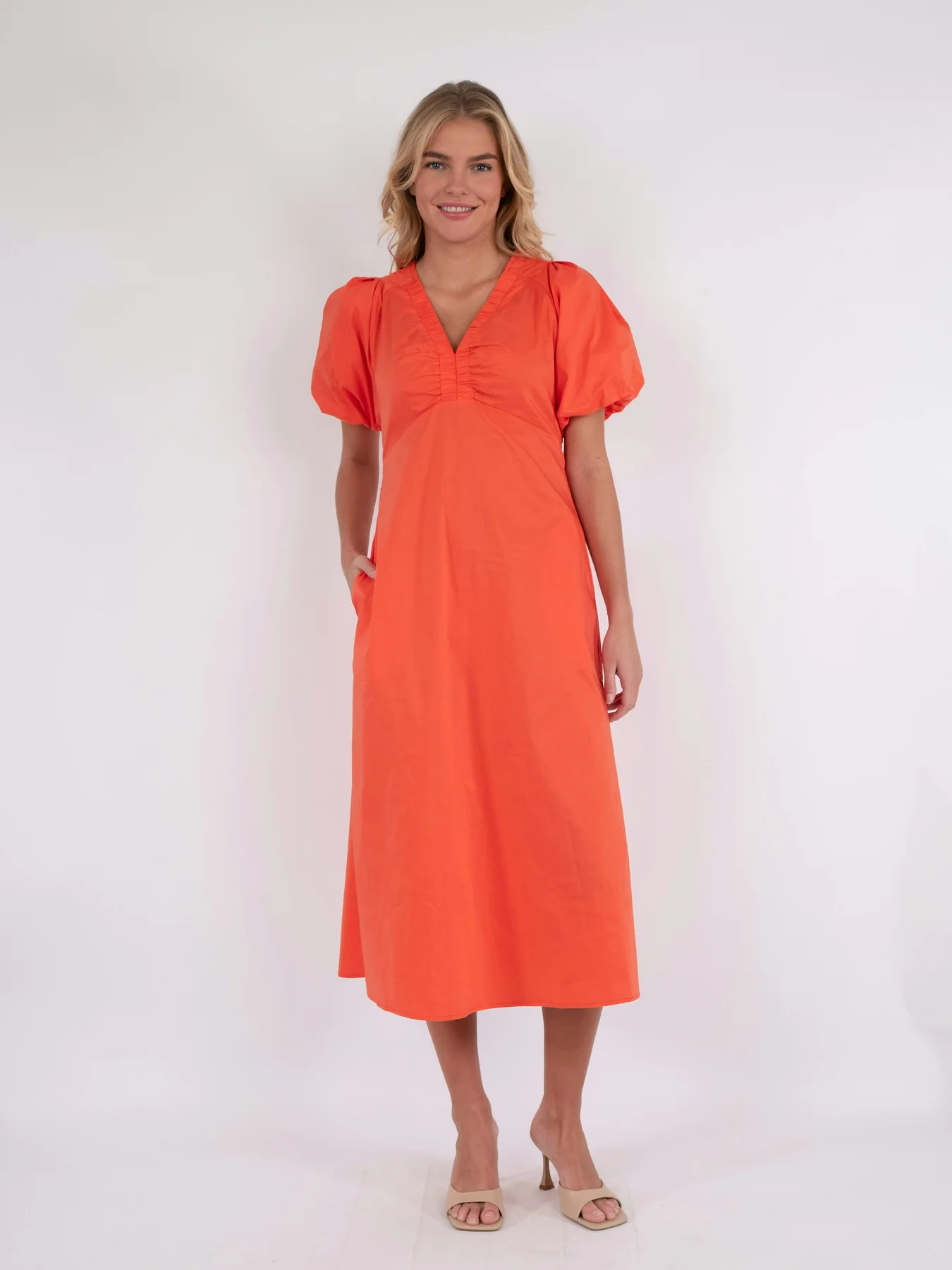 Neo Noir Illana Poplin Dress