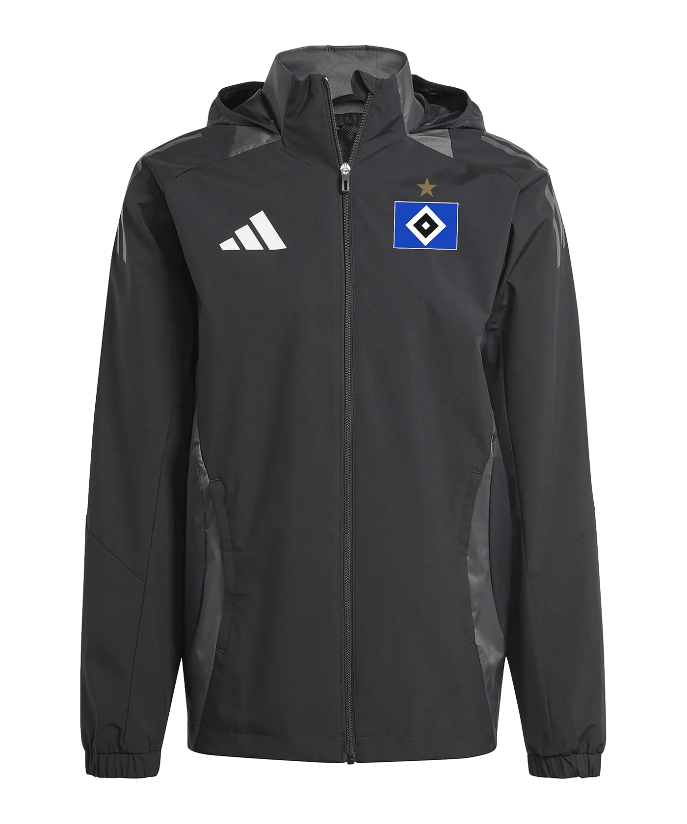 adidas Hamburger SV Allwetterjacke Schwarz