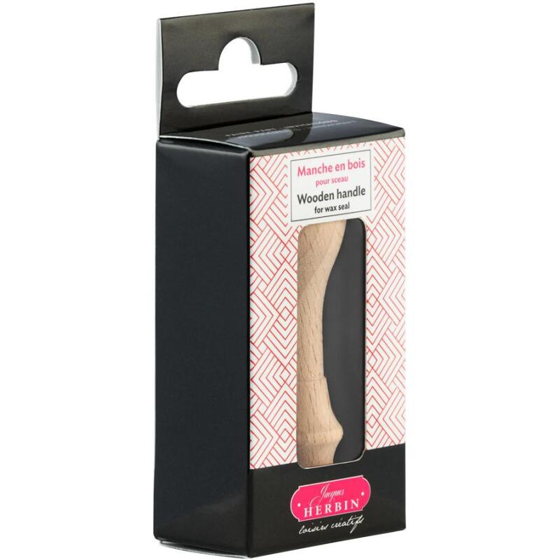 Manche en bois teinté sur broche