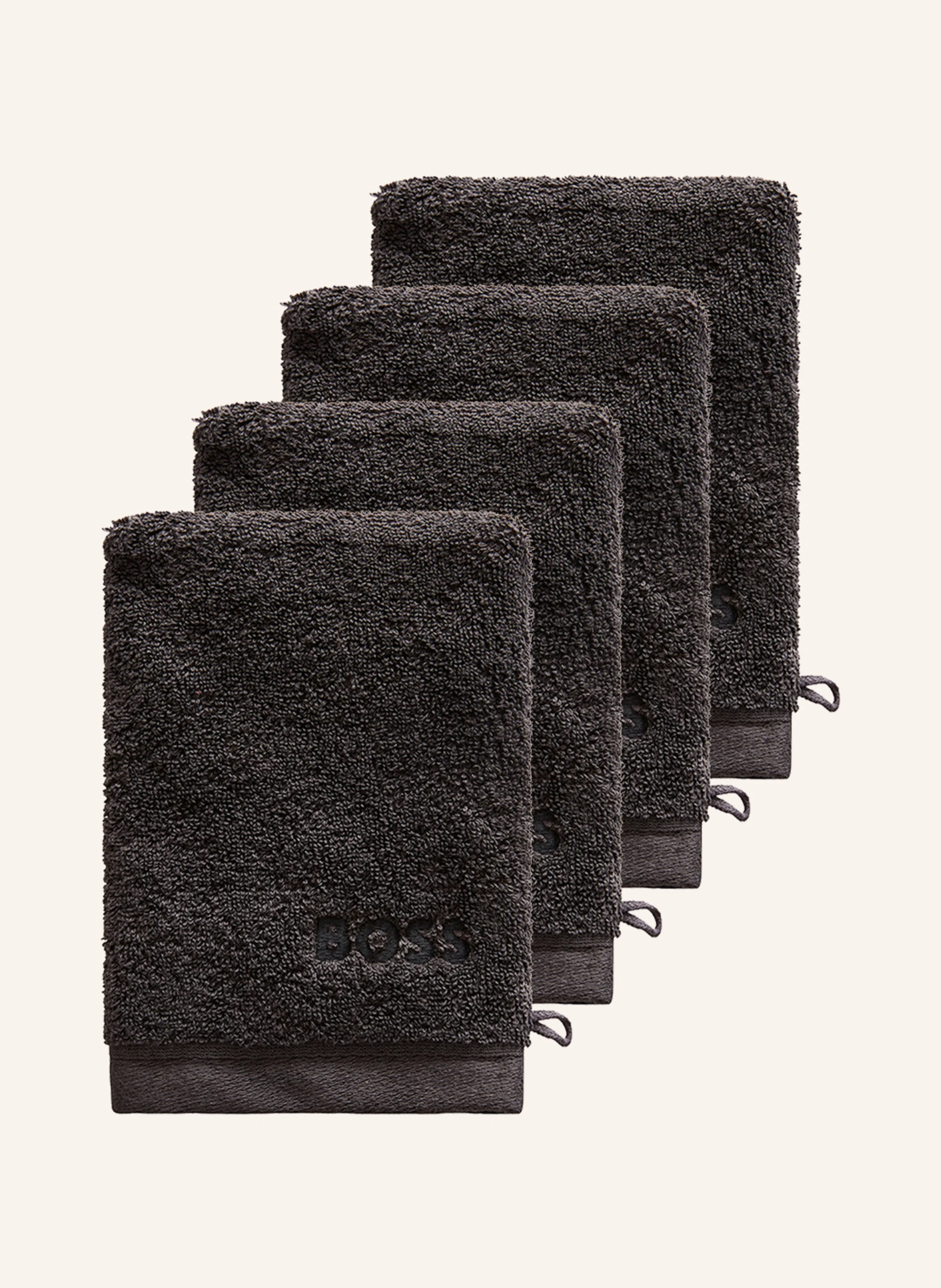 BOSS 4er-Set Waschhandschuhe 4ER-SET WASCHHANDSCHUHE