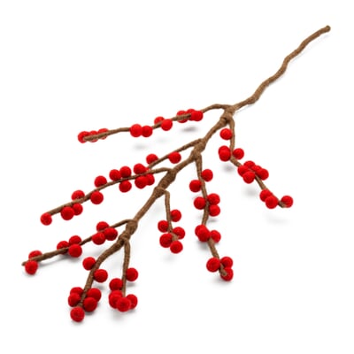 Beerenzweig Filz, Rot