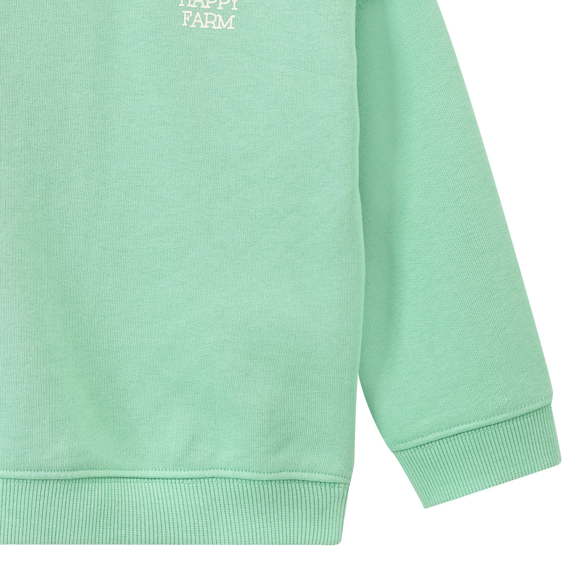 Topomini Baby Sweatshirt mit Rückenprint hellgrün