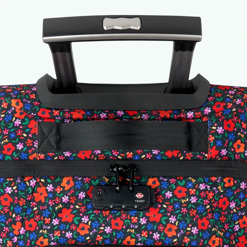 Valise souple 2 roues small Maupiti rouge