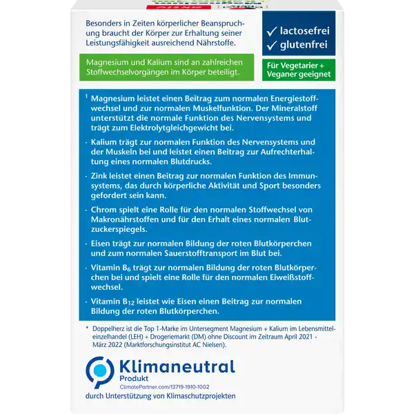 Magnesium 400 + Kalium Tabletten