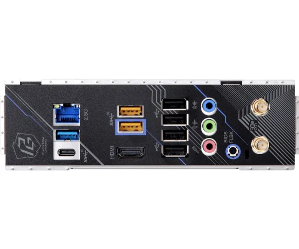ASRock Phantom Gaming B650I Lightning WiFi - Bundkort - mini ITX - Socket AM5 - AMD B650 Chipset - USB-C 3.2 Gen2, USB-C 3.2 Gen 1, USB 3.2 Gen 2, USB 3.2 Gen 1 - 2.5 Gigabit LAN, Wi-Fi 6E, Bluetooth - onboard grafik (CPU påkrævet) - HD Audio (8-kana