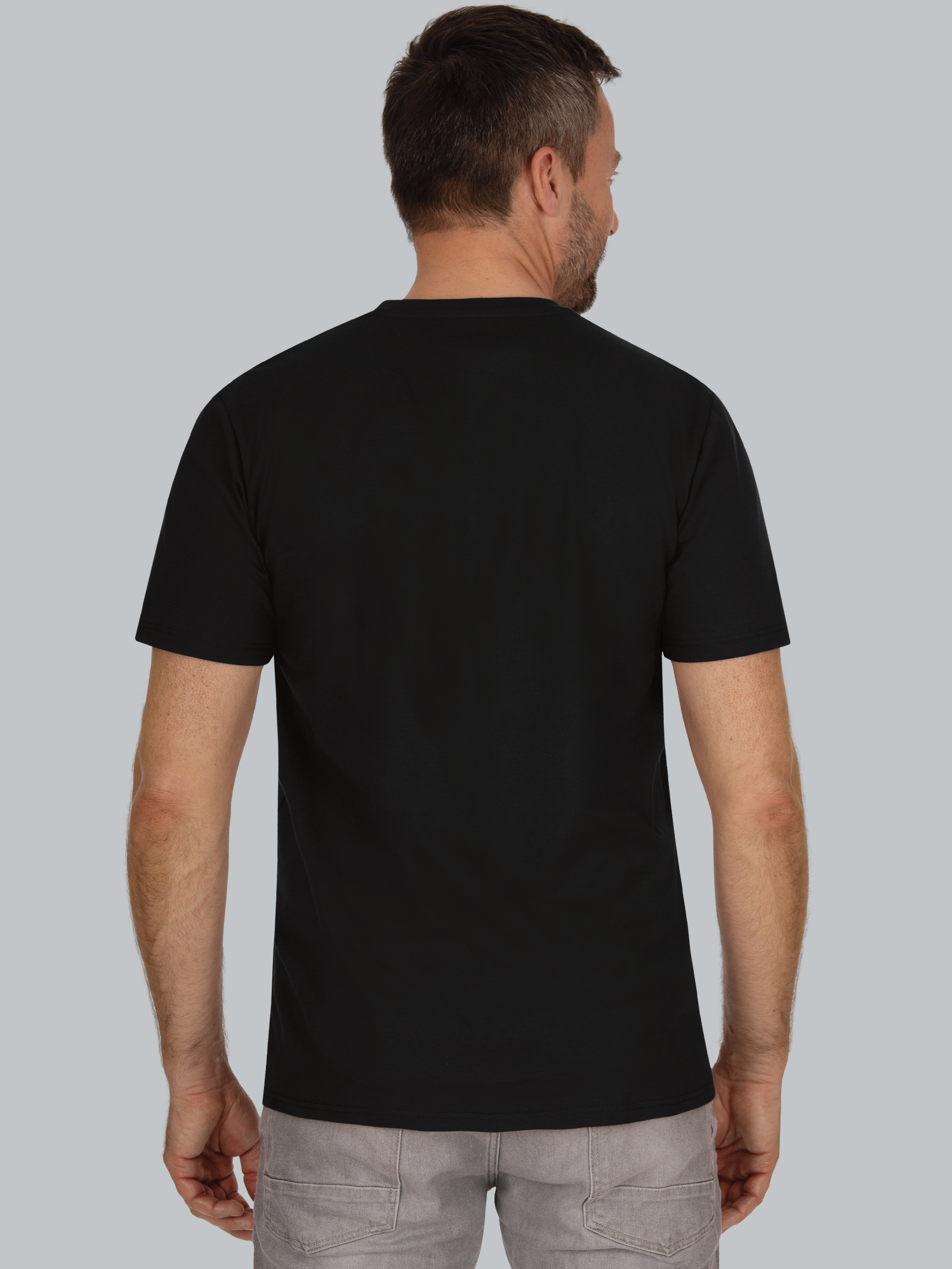 T-Shirt aus 100% Biobaumwolle Schwarz-C2C
