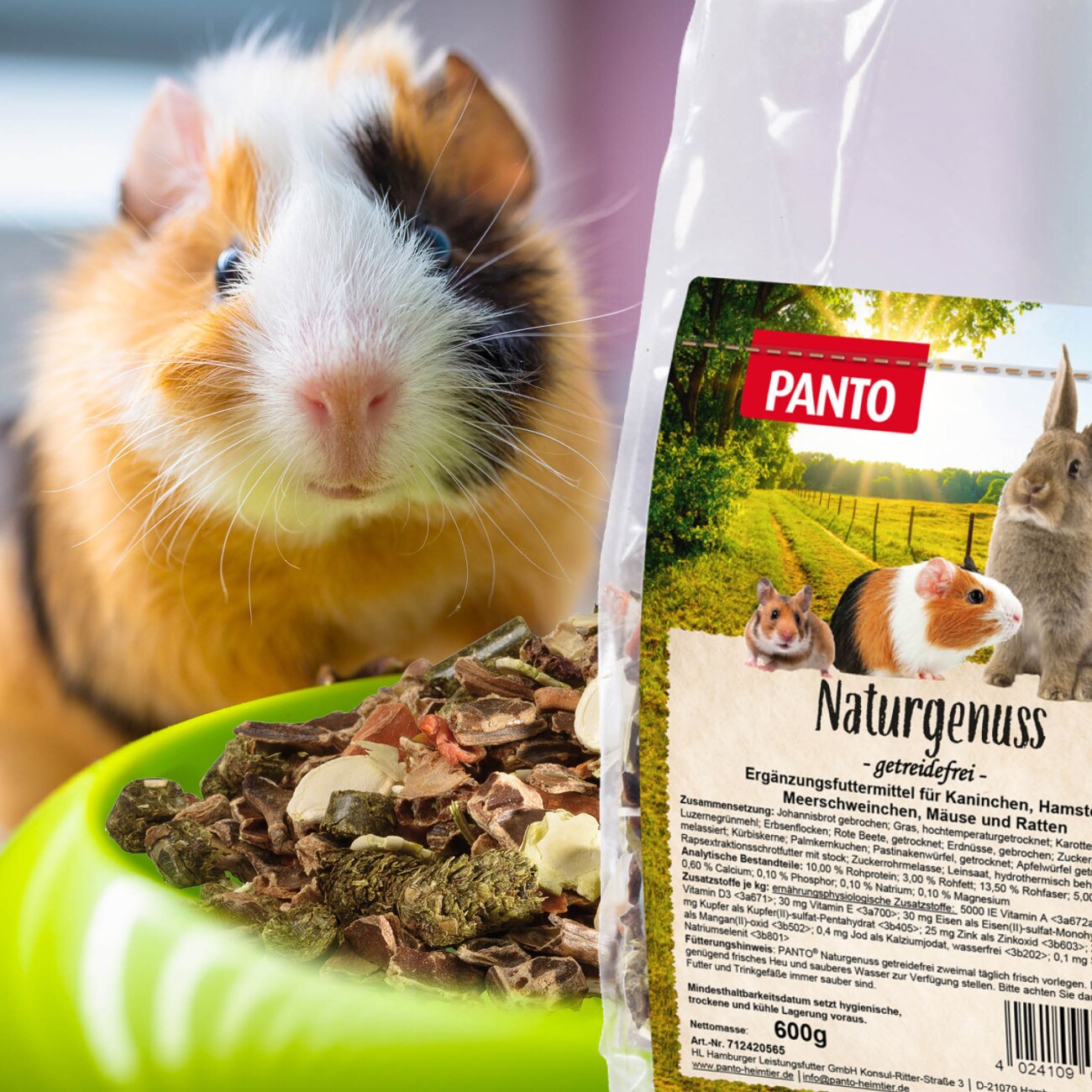 Panto NATURGENUSS GETREIDEFREI 5x600 g