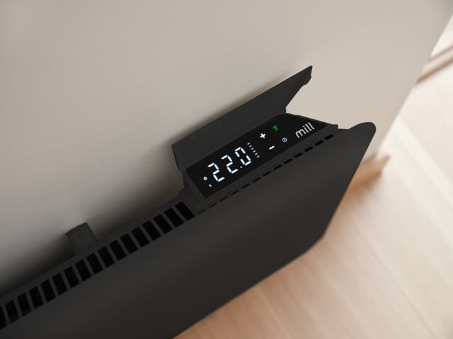 Mill Invisible WiFi Gen4 panelradiator PA1050LWIFI4sort (sort)