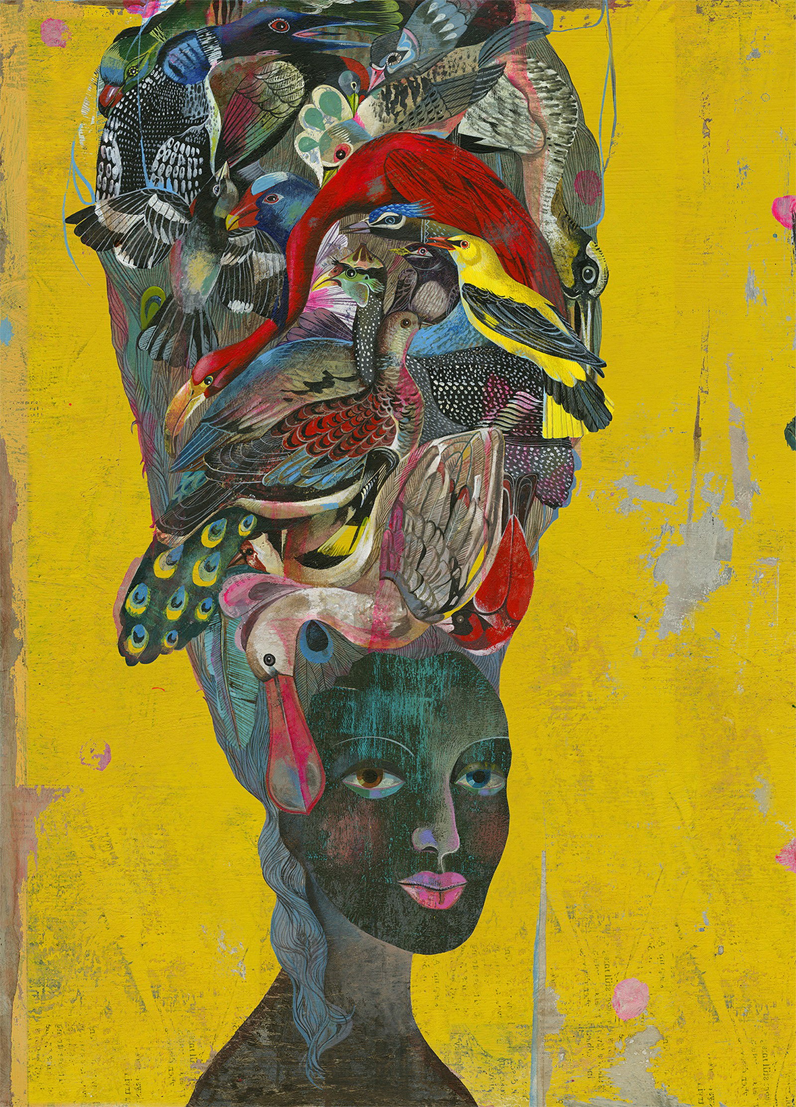 Antoinette Birds by Olaf Hajek - Limited Edition. Edition of: 150. Signed.