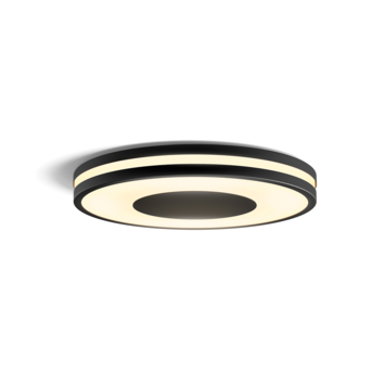 Philips Hue plafondlamp Being zwart  - wam tot koelwit licht 22.5W - met 1 dimmer switch