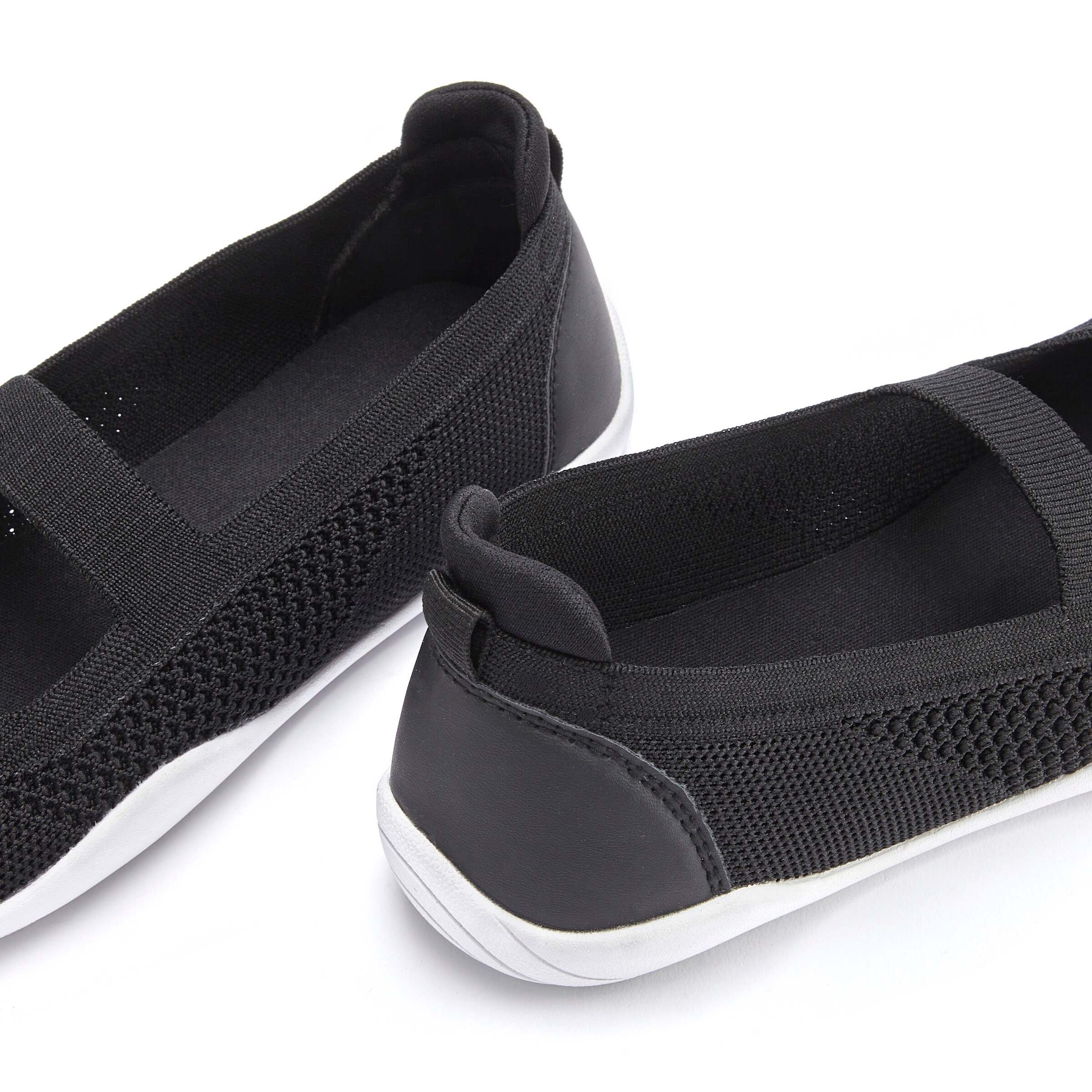 LASCANA Sneaker Ballerinas in schwarz