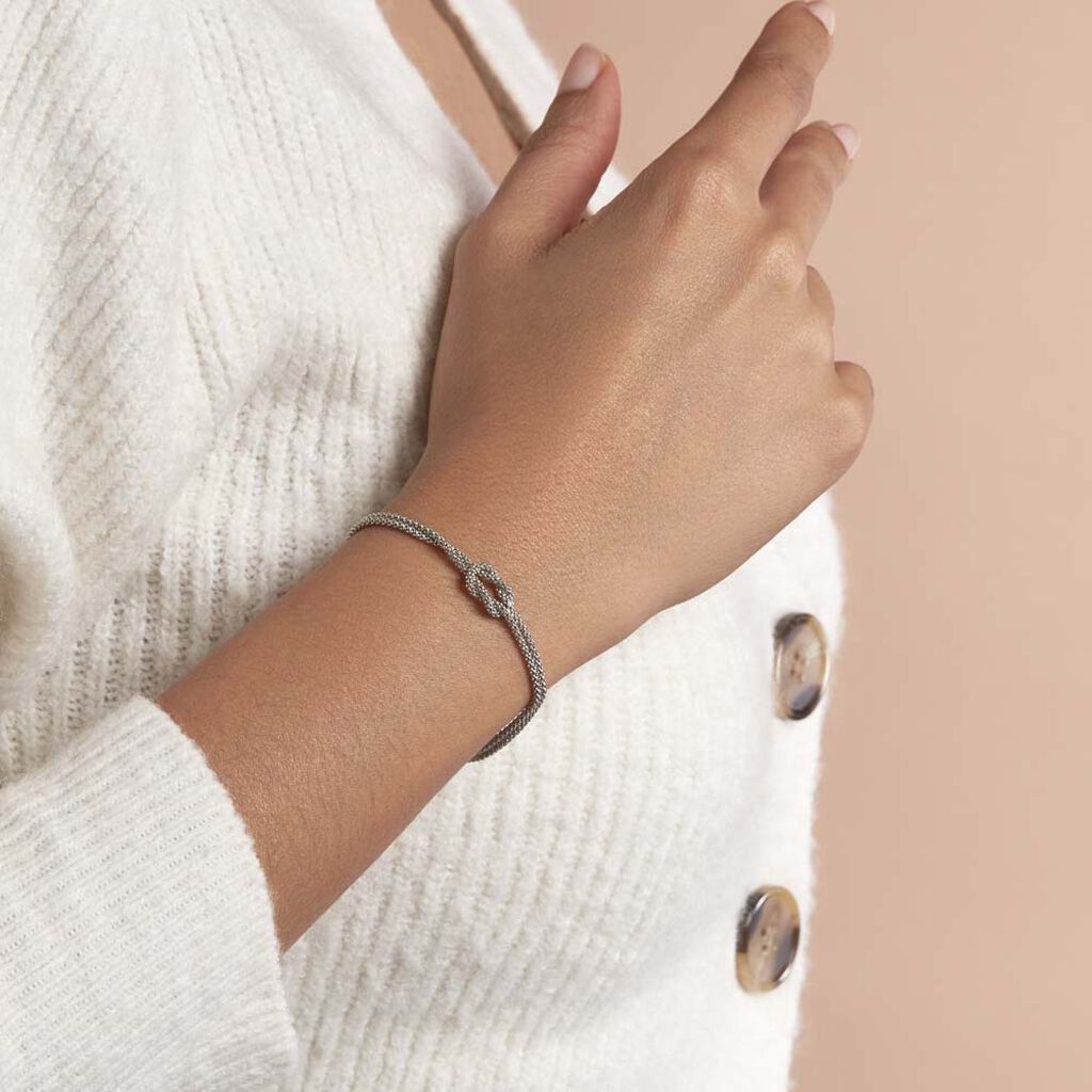 Bracelet Deauville Argent Blanc