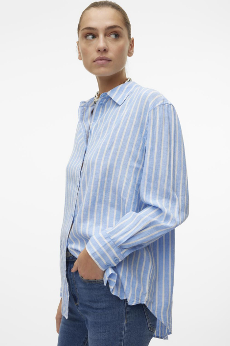 Vero Moda blauwe dames blouse