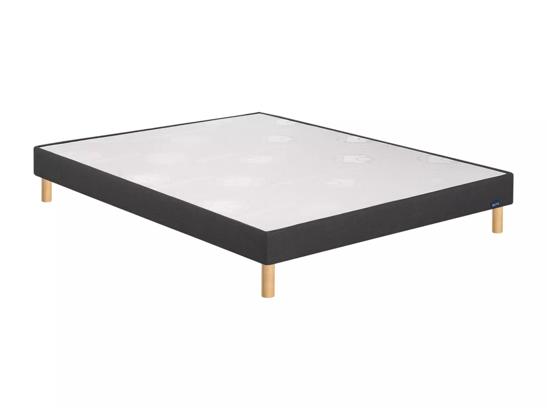 Sommier Bultex Vigoroso anthracite confort ferme + pieds 100x200