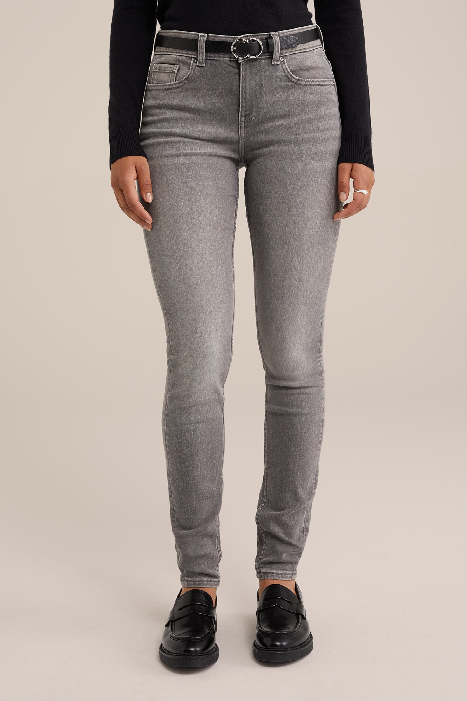superskinny jeans met superstretch Blue Ridge Lichtgrijs